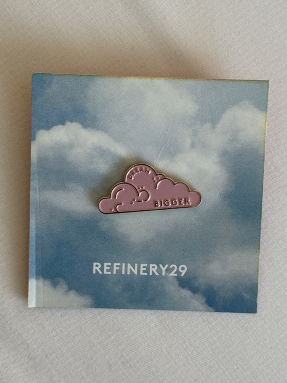 Refinery29 29Rooms Dream Bigger Pink Cloud Enamel Pin Rare